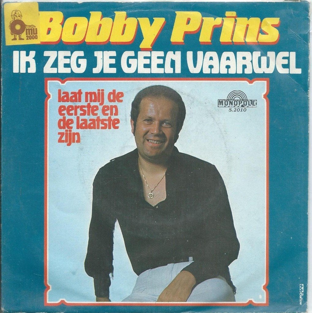 Vinyl Single Bobby Prins, Cd's en Dvd's, Vinyl Singles, Ophalen of Verzenden, Gebruikt, Nederlandstalig