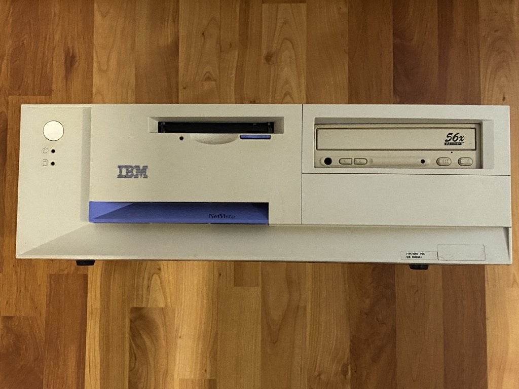 IBM Computerkast, Computers en Software, Desktop Pc's, Ophalen, Gebruikt, Minder dan 4 GB, Met monitor