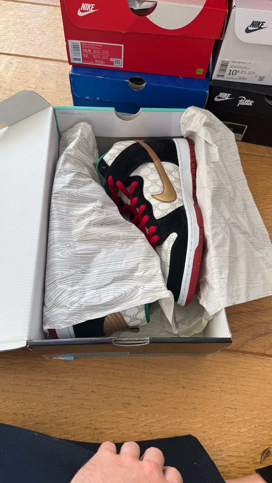 Nike Dunk High Premium SB Black Sheep "Paid in Full", Ophalen of Verzenden, Nieuw, Zwart, Sneakers of Gympen