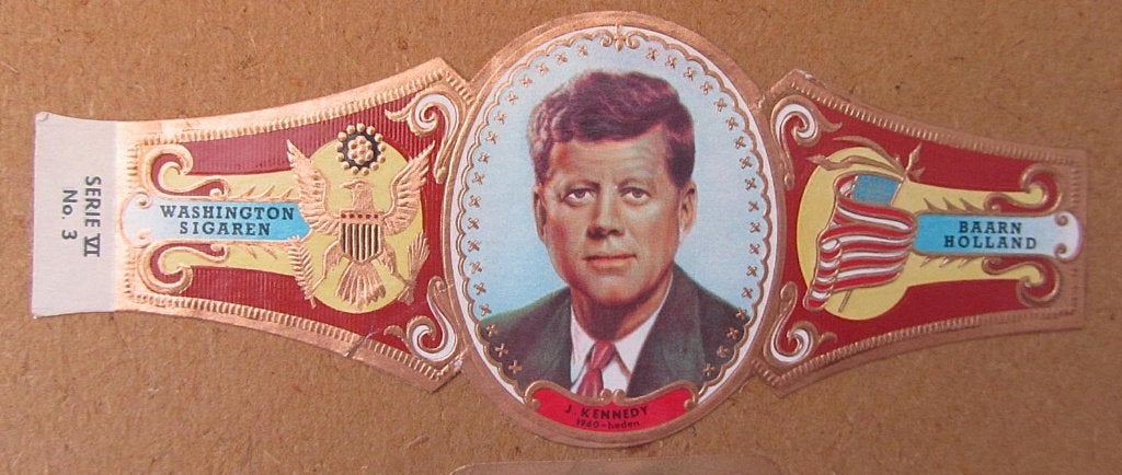 JOHN F KENNEDY  grote sigarenband, Ophalen of Verzenden, Gebruikt