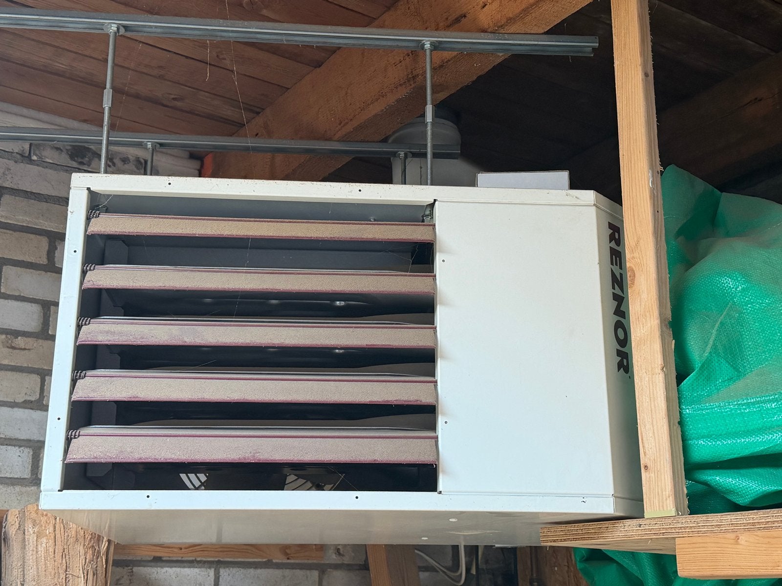 Reznor Heater - Gebruikte Werkplaatsverwarming, 30 tot 80 cm, Kachel, Ophalen of Verzenden, Zo goed als nieuw