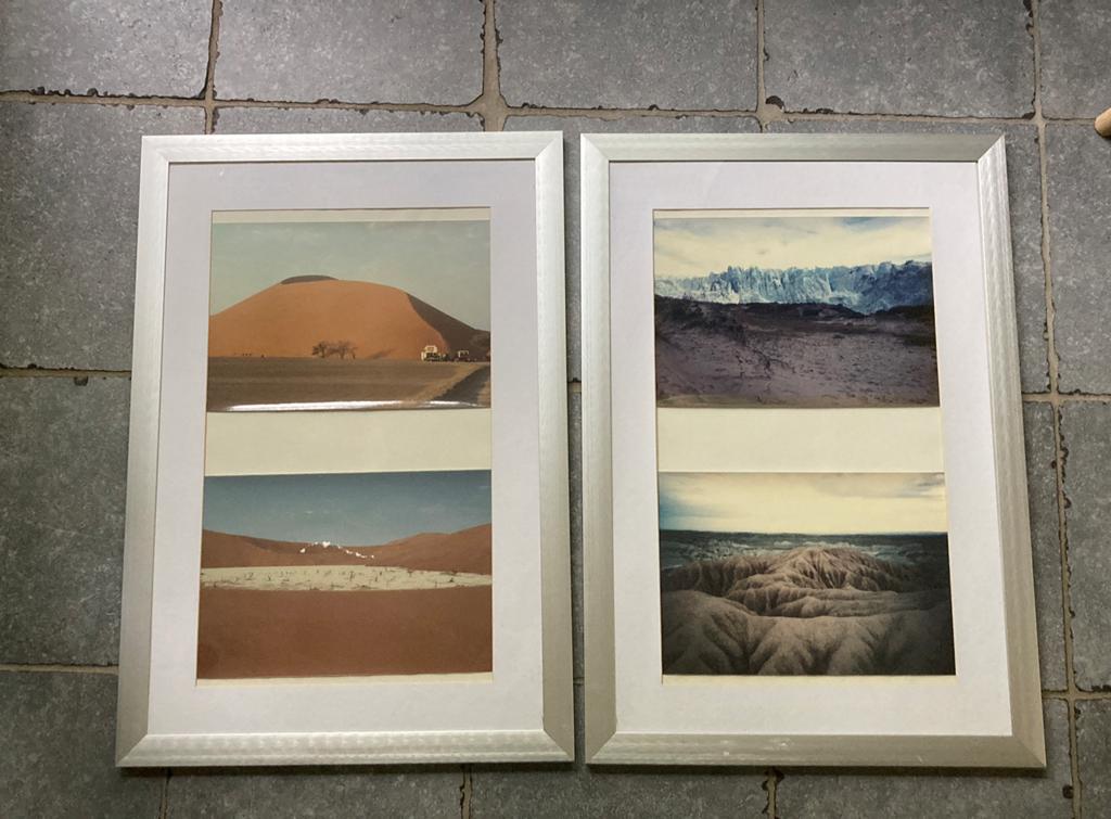 grote aluminium gezandstraalde wissellijsten, fotolijst, Ophalen, Zo goed als nieuw