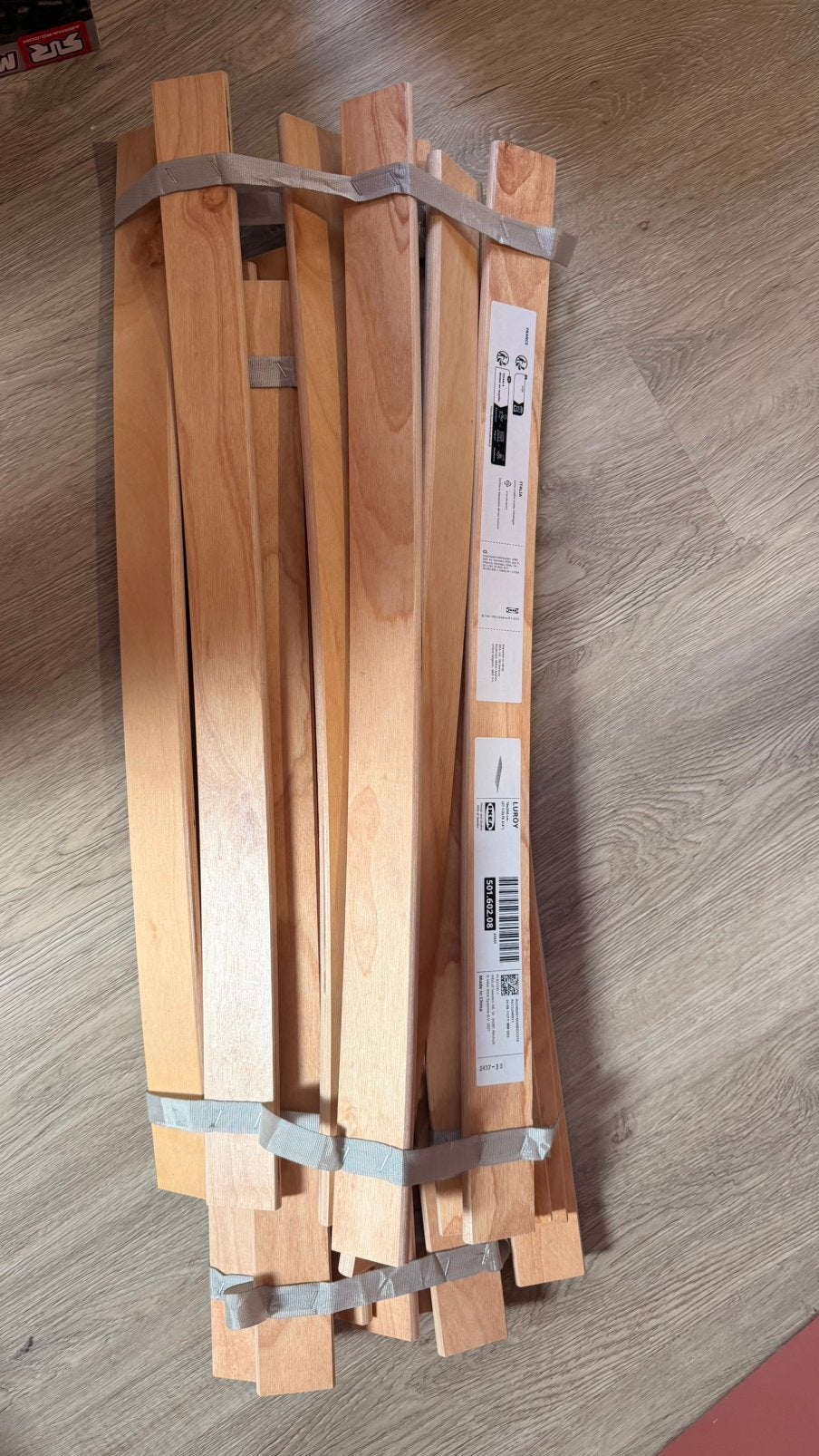 Lattenbodem 70x200 (x2), Verzenden, Zo goed als nieuw, Twijfelaar, 70 cm of minder