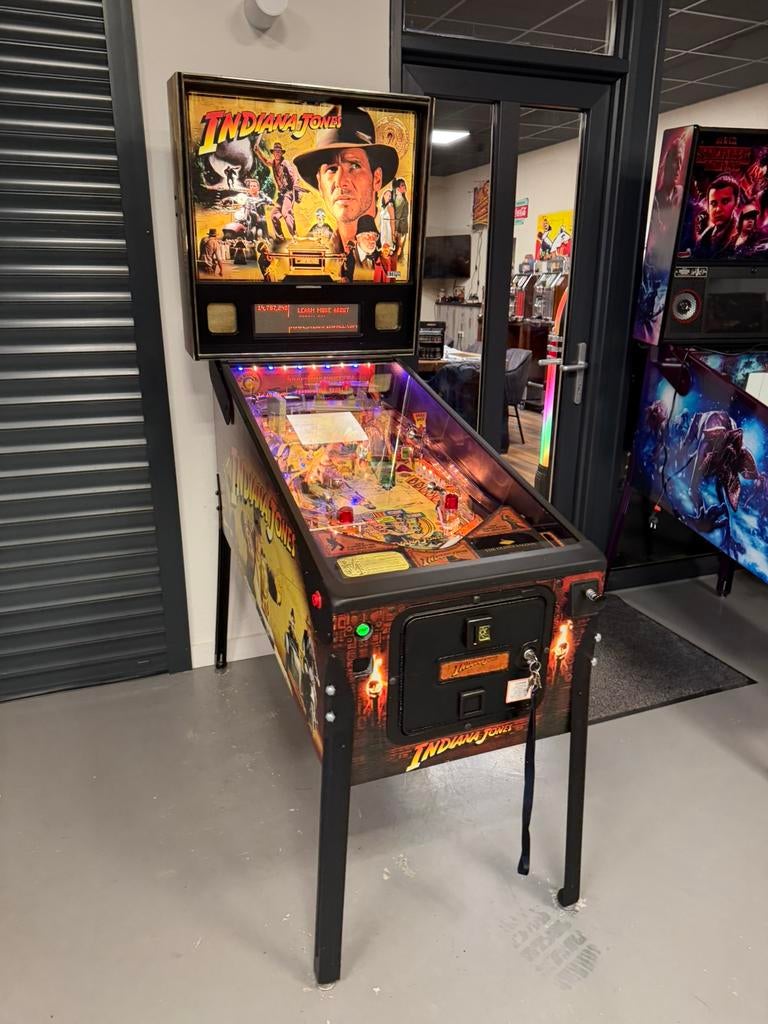Prachtige flipperkast Stern Indiana Jones Pinball, Verzamelen, Automaten | Flipperkasten, Ophalen, Stern, Zo goed als nieuw, Dot-matrix
