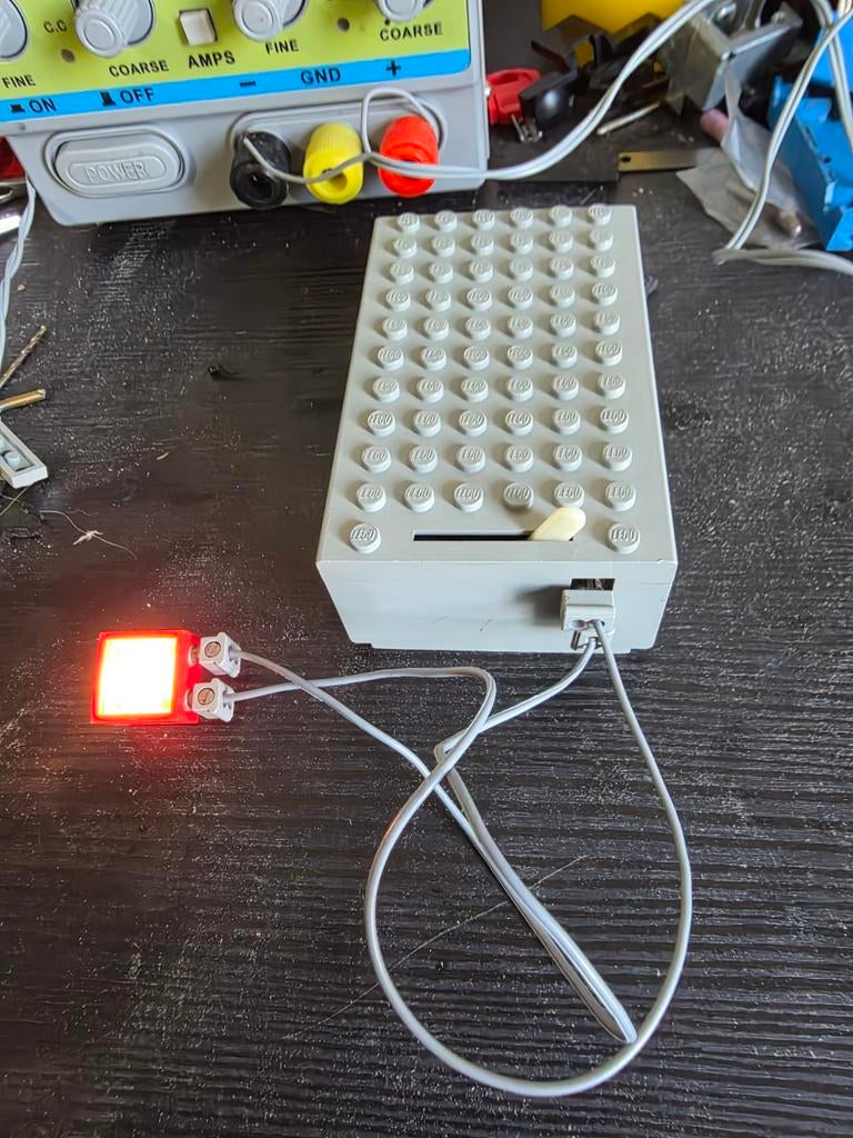 Lego batterijhouder 4.5V - Getest en werkend, Ophalen of Verzenden, Gebruikt, Accessoire, Lego