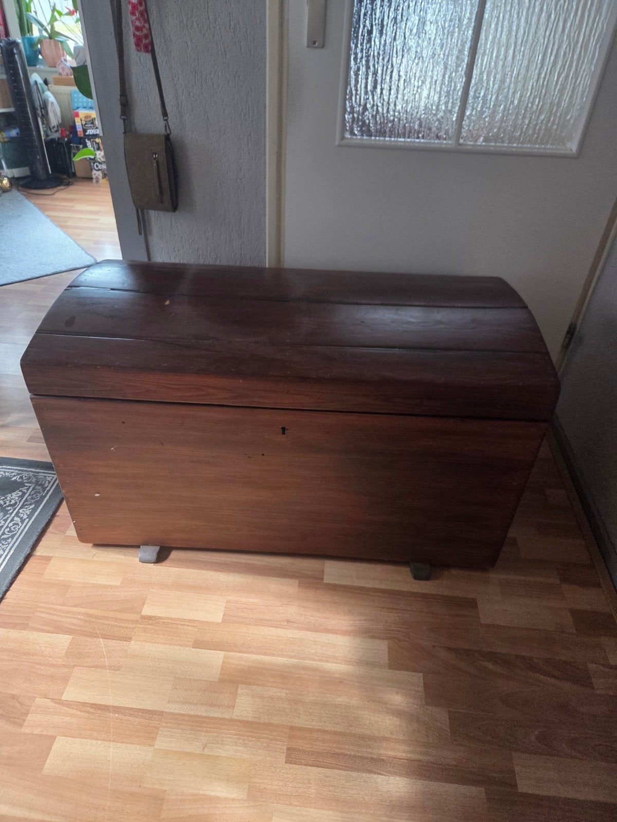 Antieke houten kist - Opbergkist, Ophalen