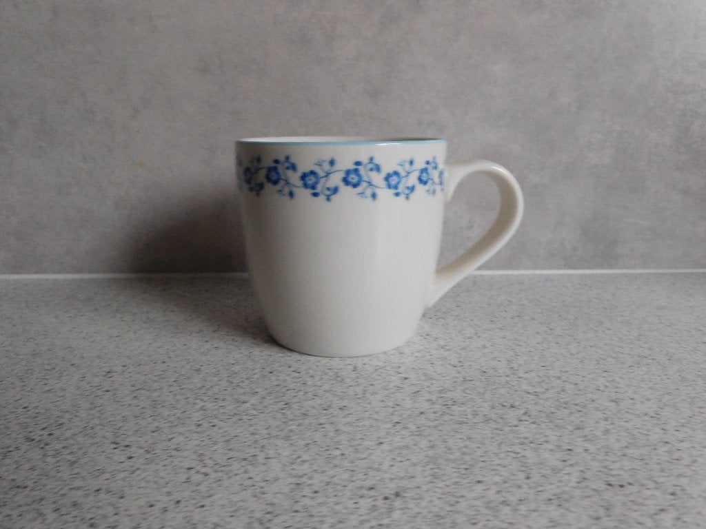 Mok Spiraal Marken Blauw Albert Heijn - 8,5x8,5 cm, Keramiek, Zo goed als nieuw, Albert Heijn, Overige stijlen
