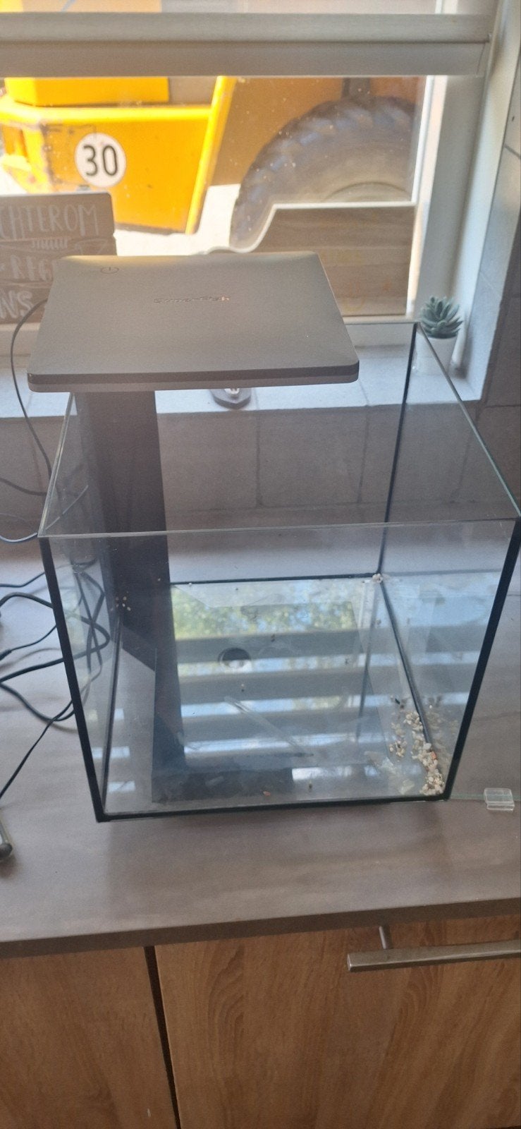 SuperFish aquarium QubiQ 30 Pro zwart 30 L, Dieren en Toebehoren, Vissen | Aquaria en Toebehoren, Ophalen, Zo goed als nieuw, Superfish