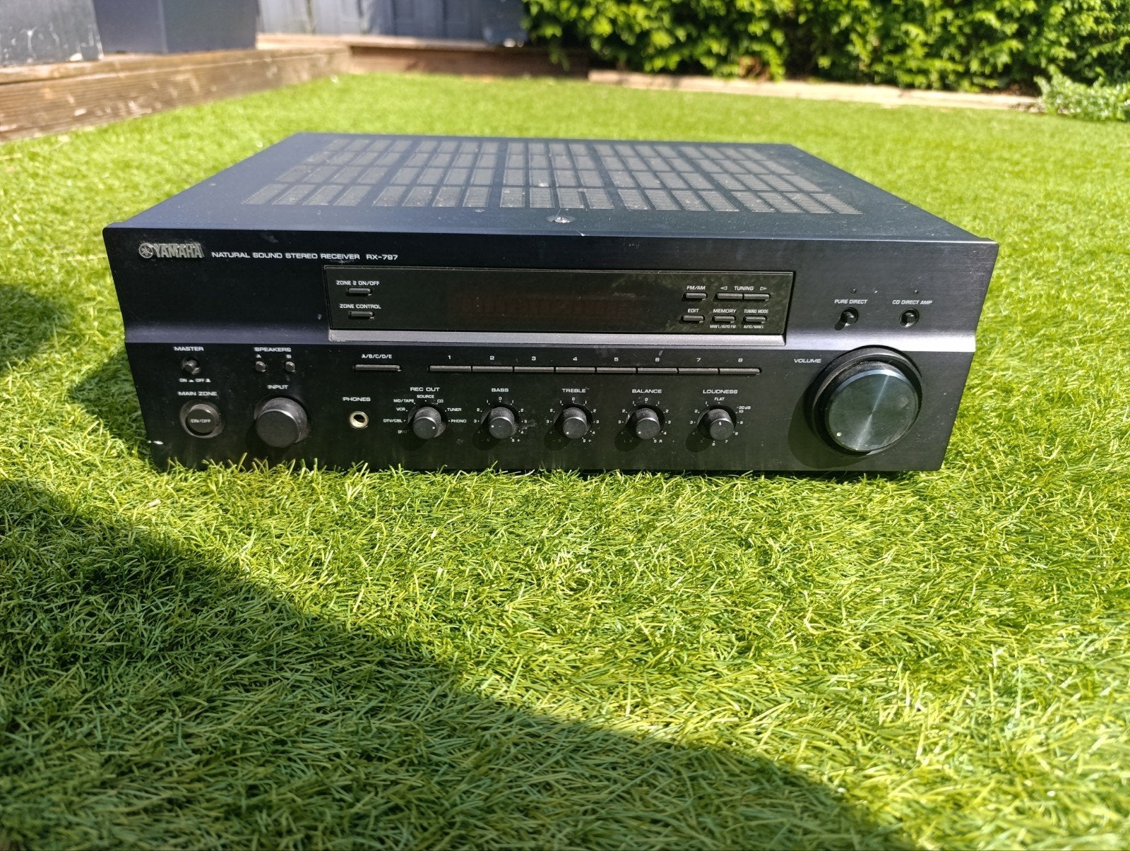 Yamaha RX-V797 Natural Sound Stereo Receiver, Gebruikt, Yamaha, Ophalen of Verzenden, 120 watt of meer