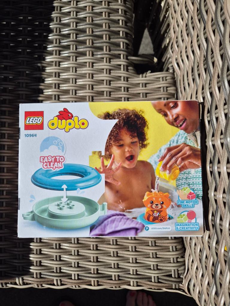Nieuw LEGO Duplo 10964 Badplezier: Drijvende Rode Panda, Overige thema's, Nieuw, Ophalen of Verzenden, Duplo