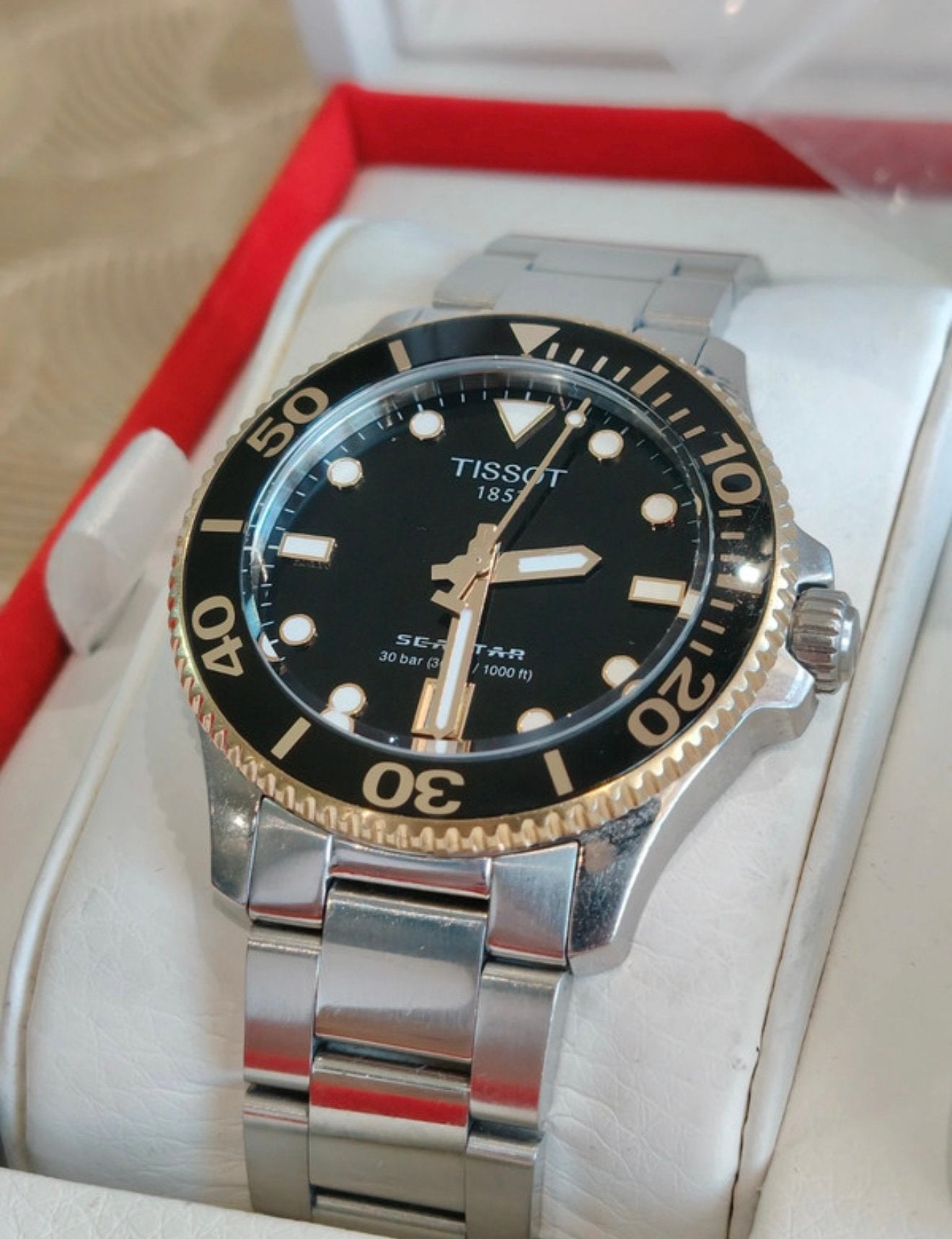 Tissot Seastar 1000 36mm – Swiss Made, Overige merken, Staal, Staal, Polshorloge