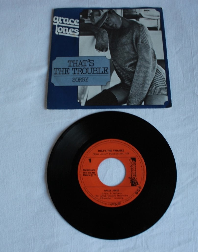 grace jones - that's the trouble, Ophalen of Verzenden, Zo goed als nieuw, 7 inch, Pop