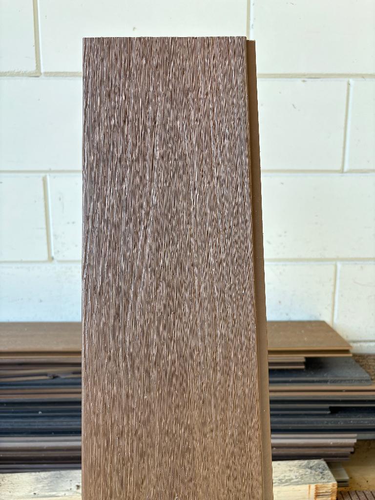 Composiet schuttingplanken Bruin – 1,76m x 15cm x 2,1cm, Minder dan 25 mm, Nieuw, Ophalen of Verzenden, Plank