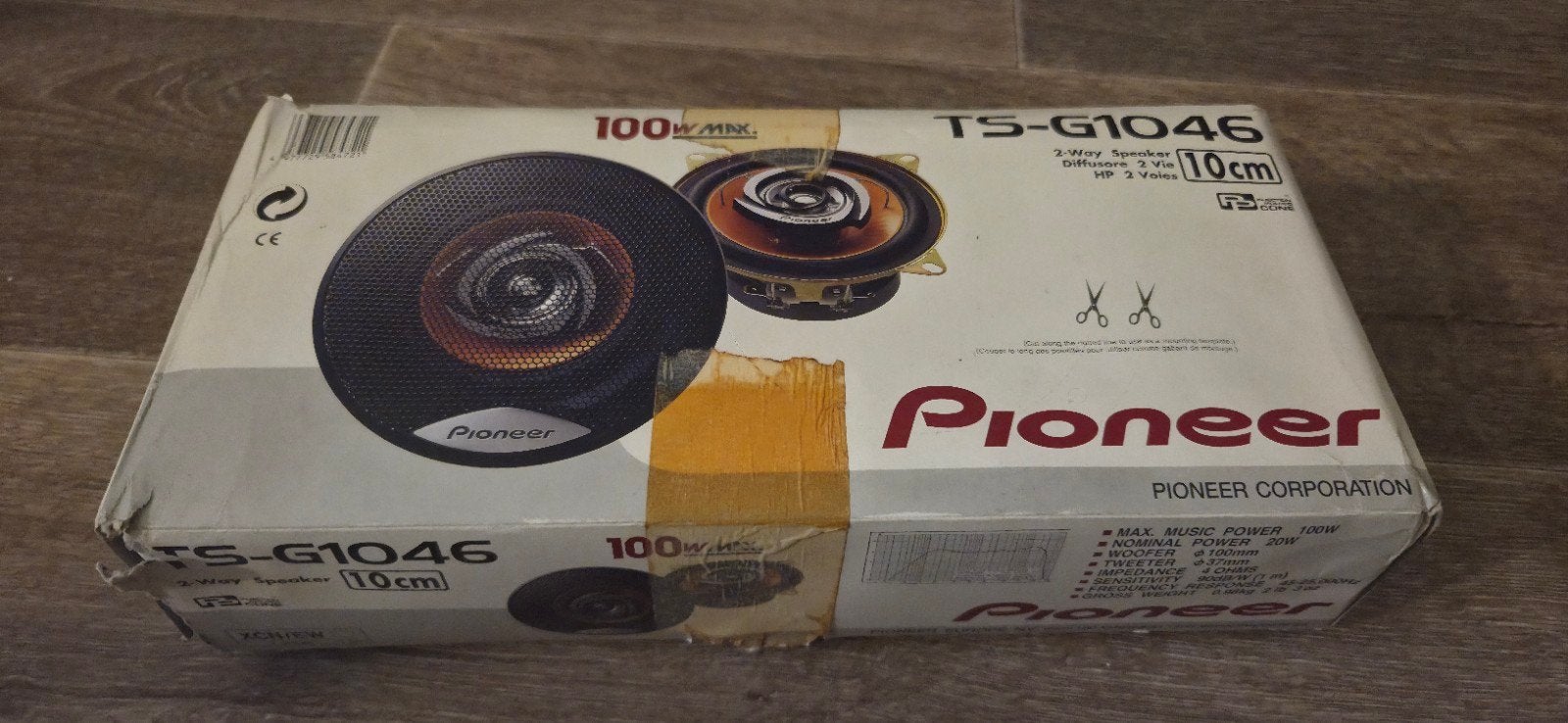 Nieuwe Pioneer TS-G1046 10cm 2-weg speakers 100W 4 Ohm, Auto diversen, Ophalen of Verzenden, Nieuw