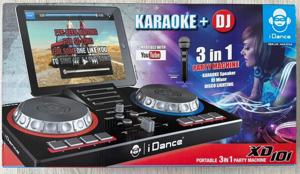 Karaoke en DJ set 3 in 1, Ophalen of Verzenden, Zo goed als nieuw, Overige merken