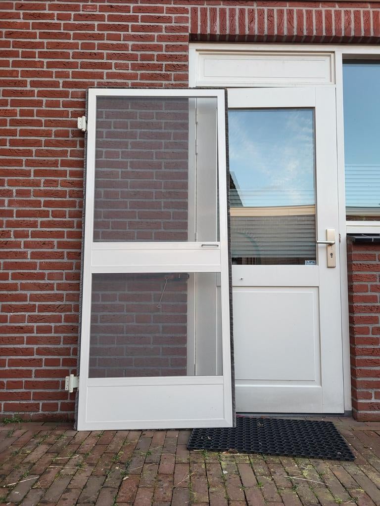 Hordeur, Doe-het-zelf en Verbouw, Deuren en Horren, Ophalen, Metaal, Hordeur, 200 tot 215 cm