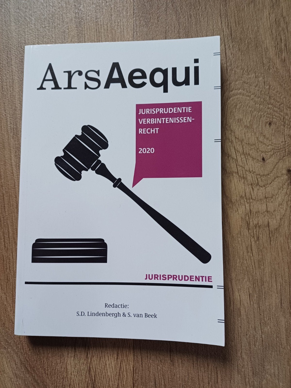 Jurisprudentie Verbintenissenrecht 2020 - Ars Aequi, Ophalen of Verzenden, Gamma, S.D. Lindenbergh & S. van Beek (redactie), WO