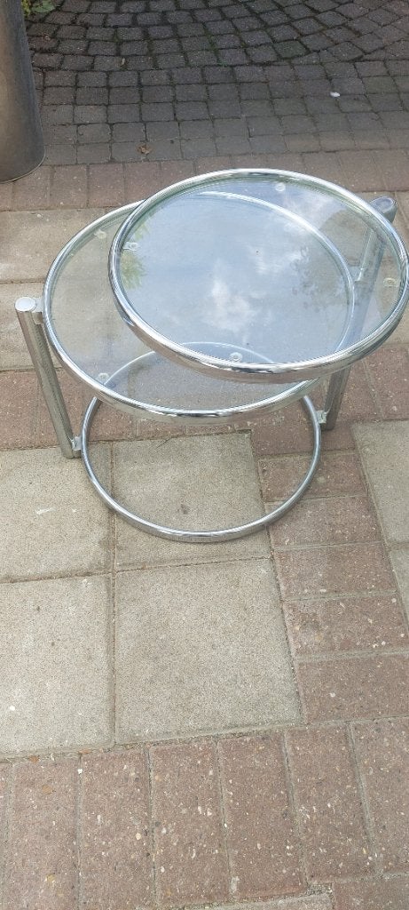 Bijzettafel, Ophalen, Rond, 55 tot 75 cm, Modern