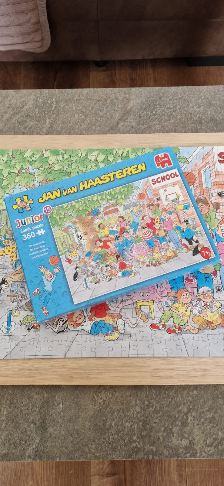 Jan van Haasteren Junior School Puzzel 360 stukjes, Ophalen, Minder dan 500 stukjes, Gebruikt, Legpuzzel
