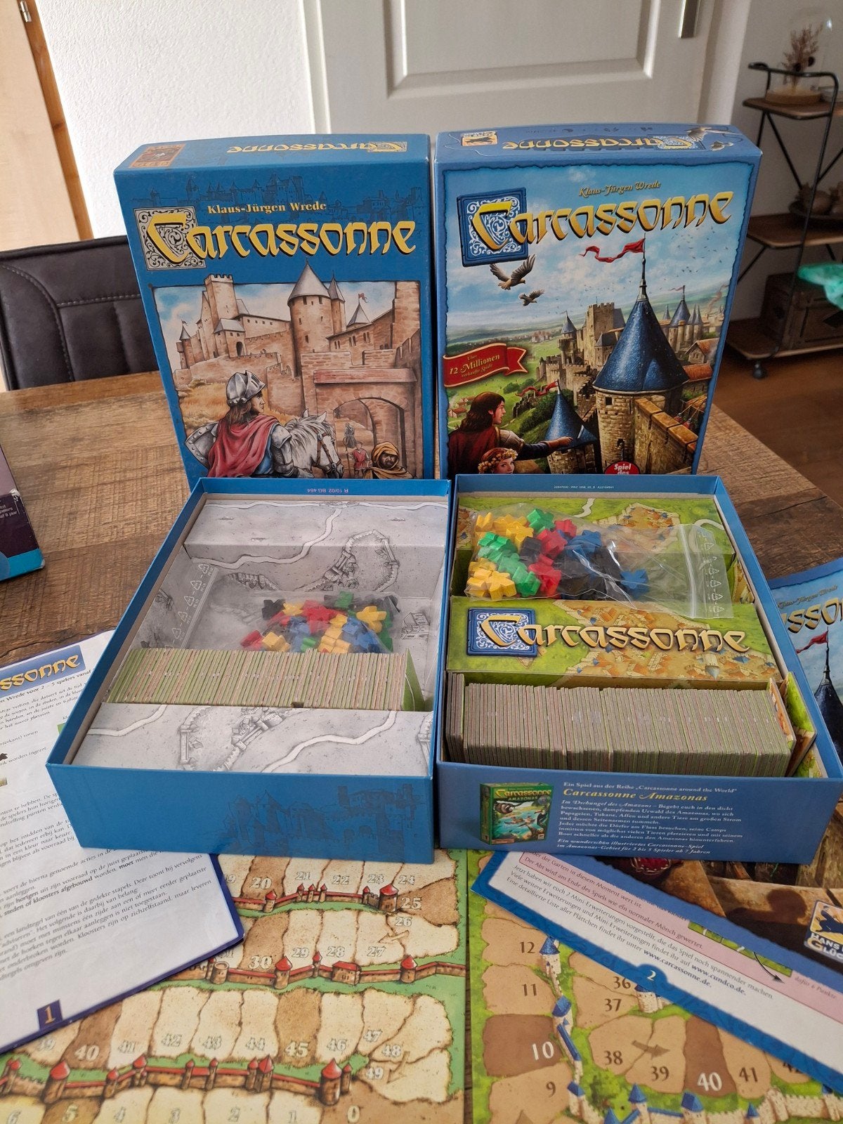 carcassonne spellen, Ophalen of Verzenden, Zo goed als nieuw