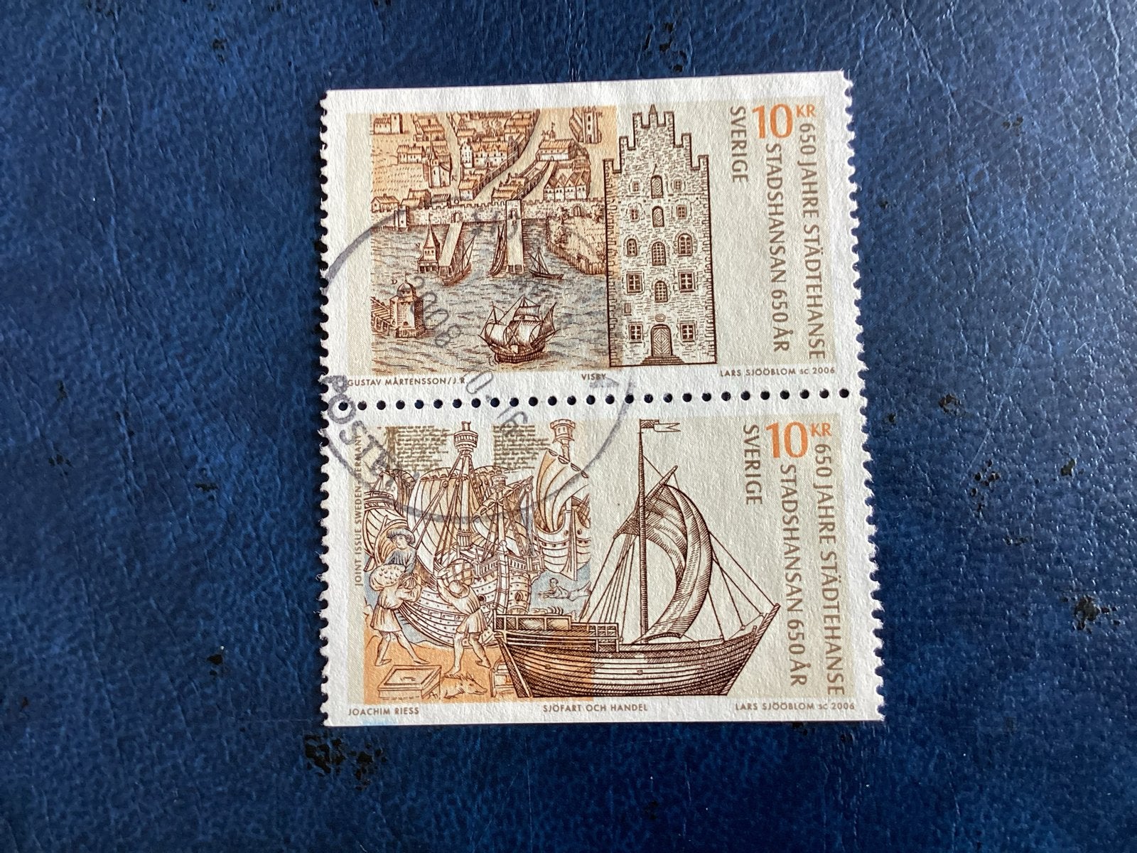 Zweden 2006- Mi.2546/45- 650 Jaar Hanze, Postzegels en Munten, Verzenden, Zweden, Gestempeld