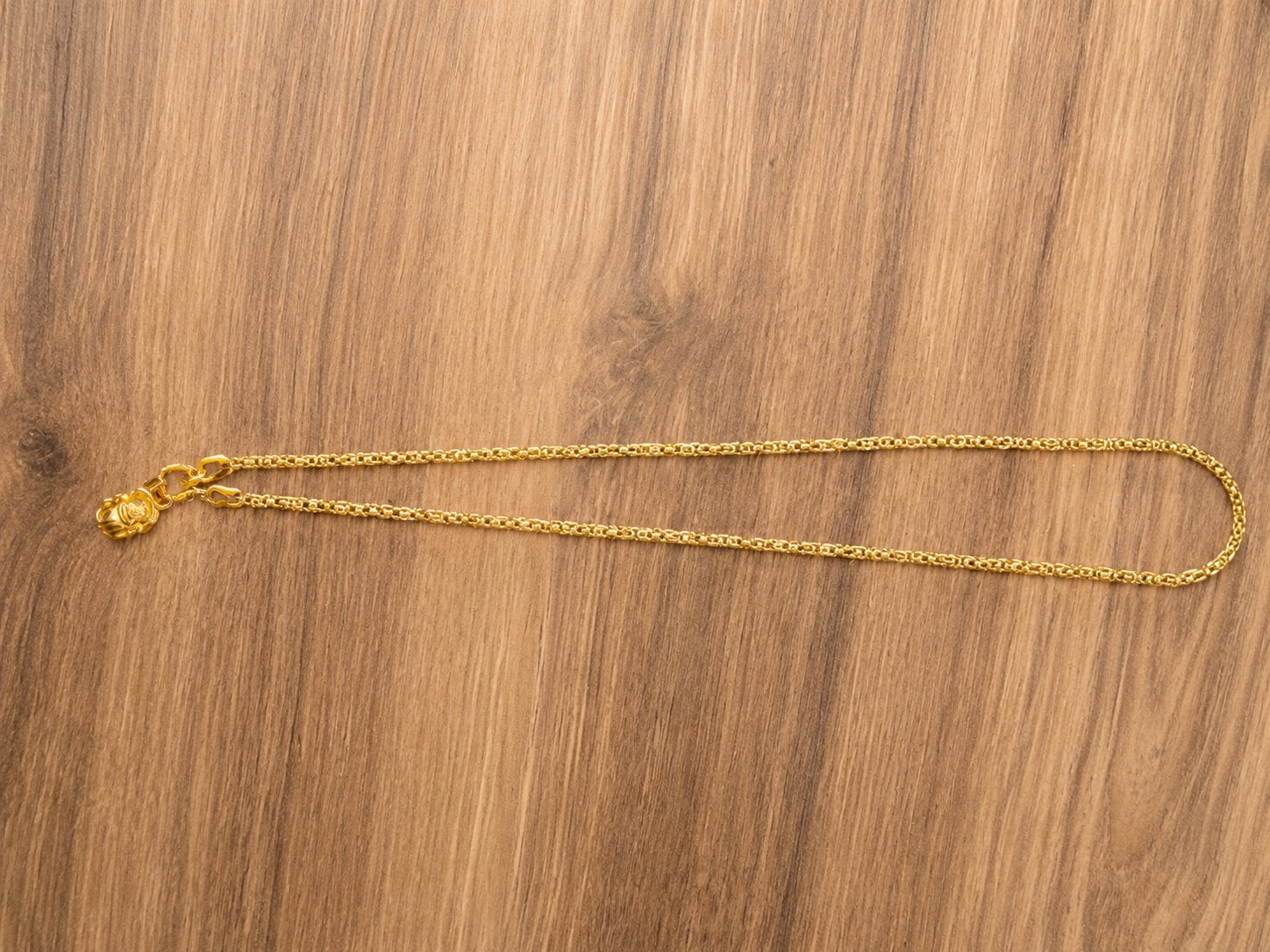 Gouden ketting 18 karaat koningsketting, Sieraden, Tassen en Uiterlijk, Met hanger, Gebruikt, Ophalen of Verzenden, Goud