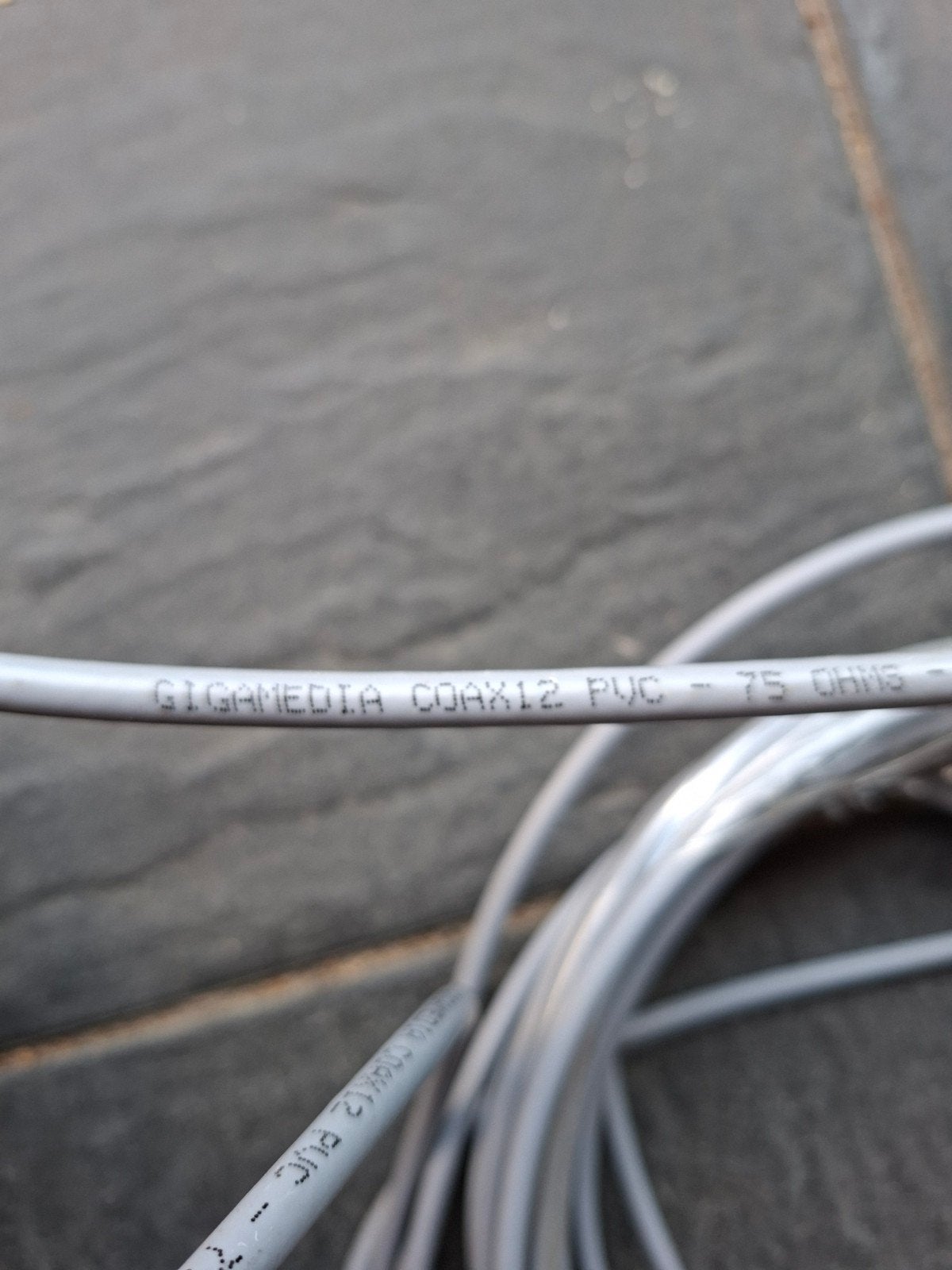 Gigamedia Coax12 PVC 75 Ohm Coaxkabel, Ophalen of Verzenden, Nieuw, 10 meter of meer, Coaxiale kabel