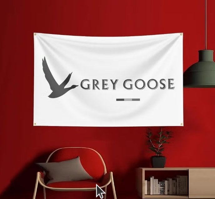 Grote vlaggen Grey Goose (150x90cm), Ophalen of Verzenden, Nieuw