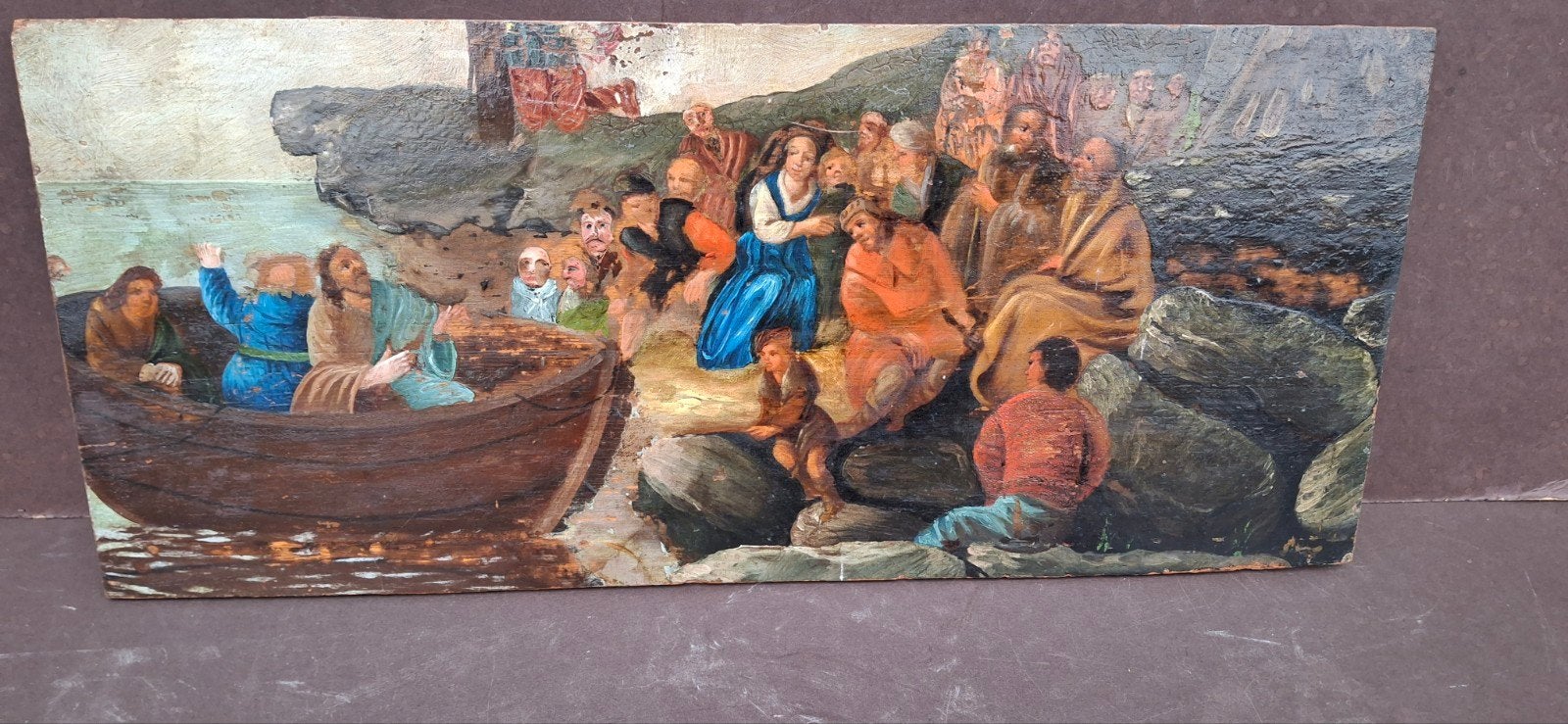 paneeltje visvangst, Ophalen of Verzenden, Voor 1940