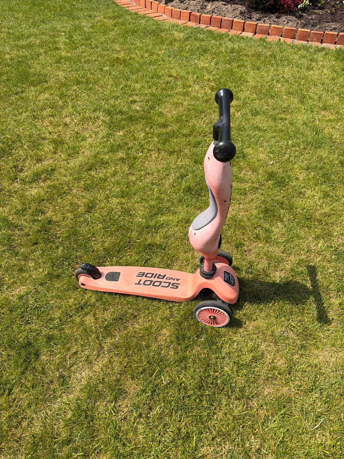 Scoot and Ride Highwaykick 1 - Roze step/loopfiets, Ophalen of Verzenden, Gebruikt, Gewone step