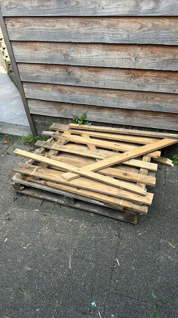 Pallet hout gratis op te halen, Ophalen, Zo goed als nieuw, 50 mm of meer, Pallet