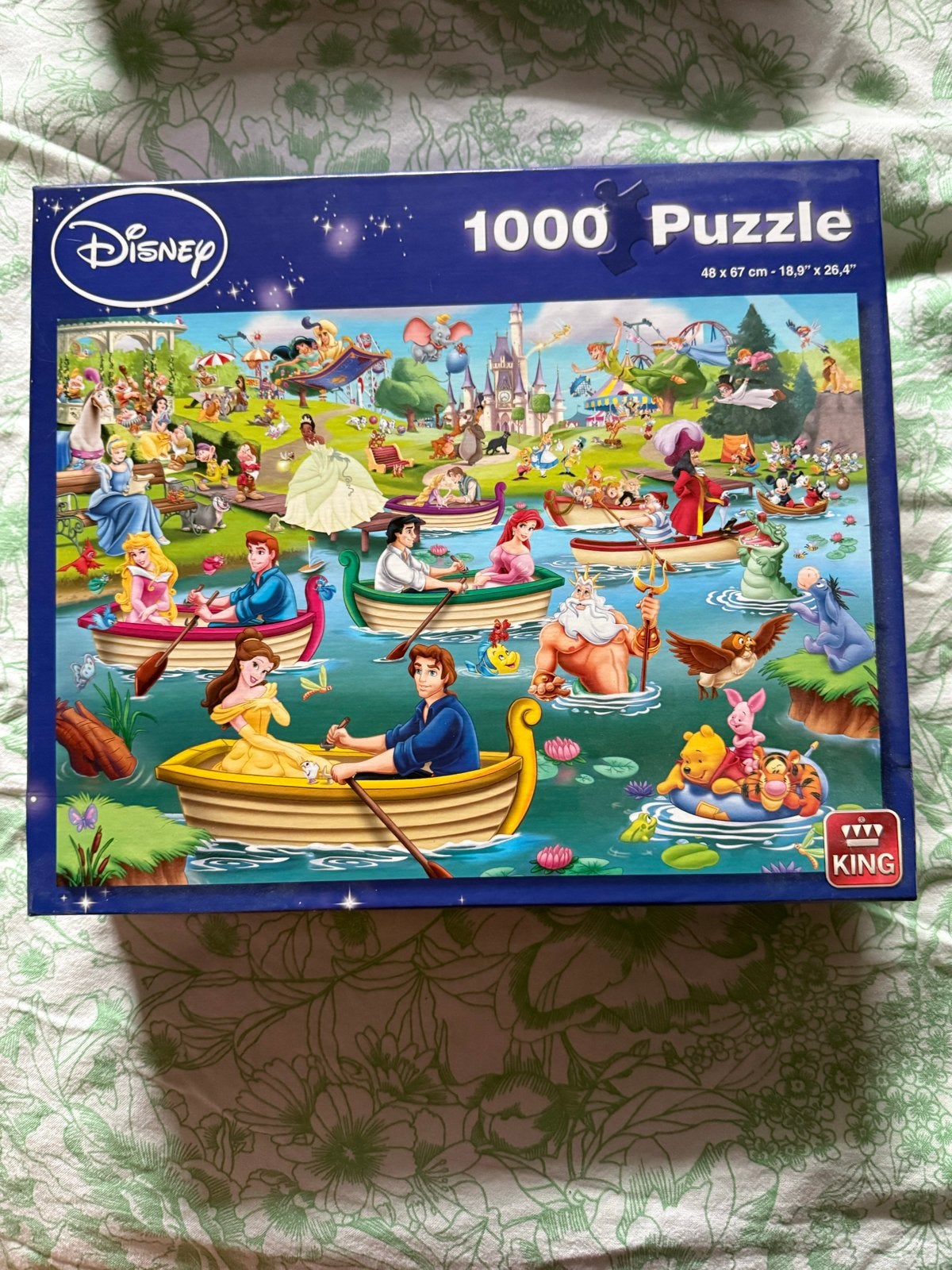 Disney 1000 stukjes puzzel - Sprookjesfiguren, Ophalen, 500 t/m 1500 stukjes, Gebruikt, Legpuzzel