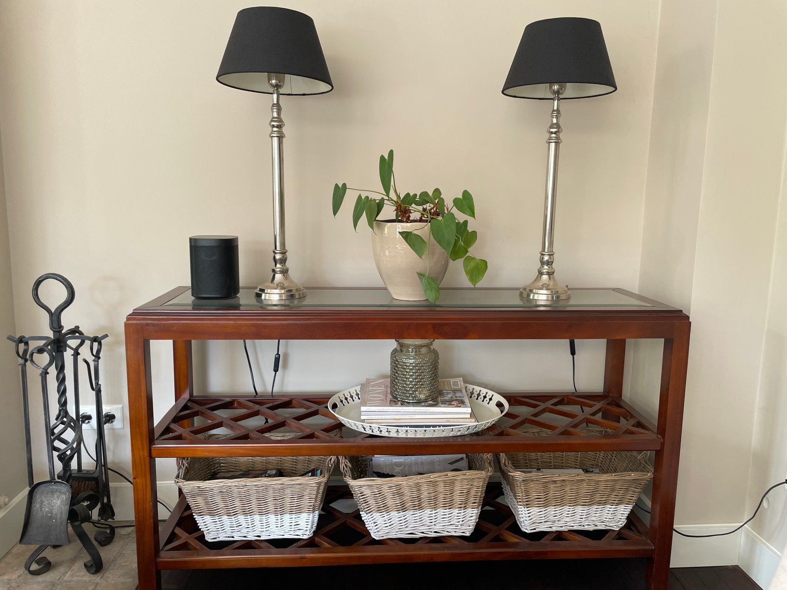 Sidetable Rofra home, Huis en Inrichting, Ophalen, Gebruikt, 100 tot 150 cm, Landelijk