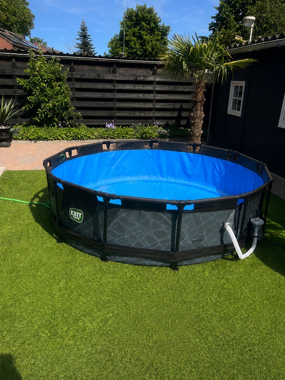 Nieuw bad met pomp 244 cm, Ophalen, Minder dan 80 cm, Opblaaszwembad, Rond