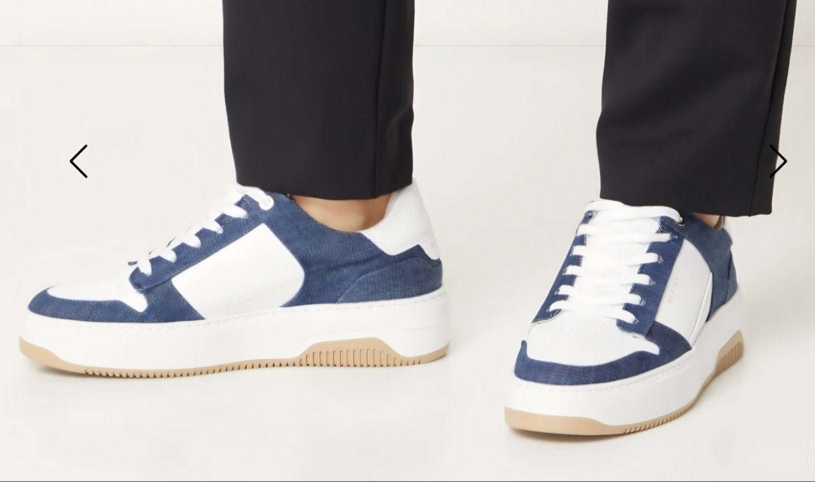 Nubikk basket denim sneakers mt 39 NIEUW, Nubikk, Verzenden, Wit, Nieuw