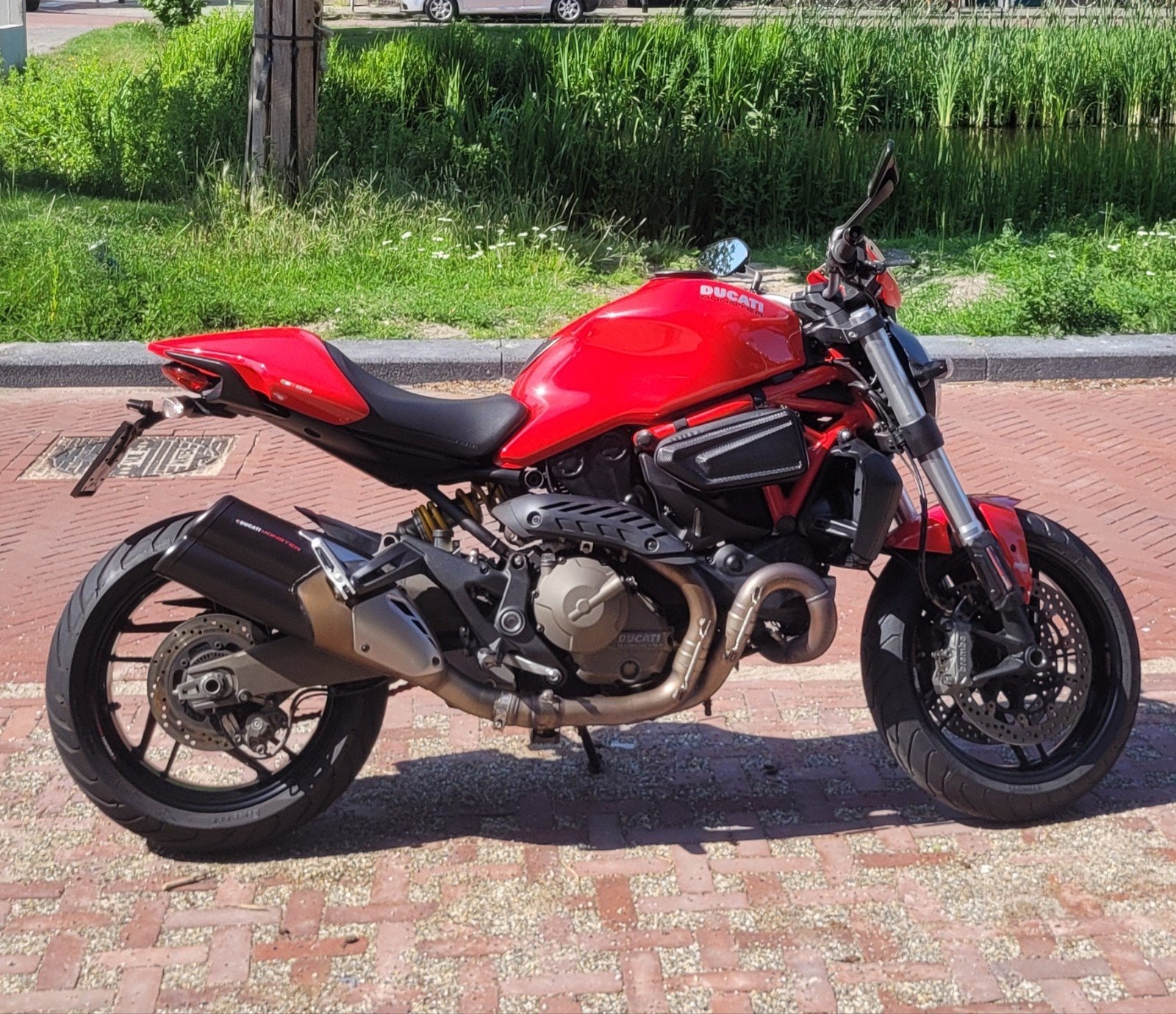Prachtige Ducati Monster 821!, Motoren, Motoren | Ducati, 2 cilinders, Motorrijbewijs A, Gebruikt, Particulier