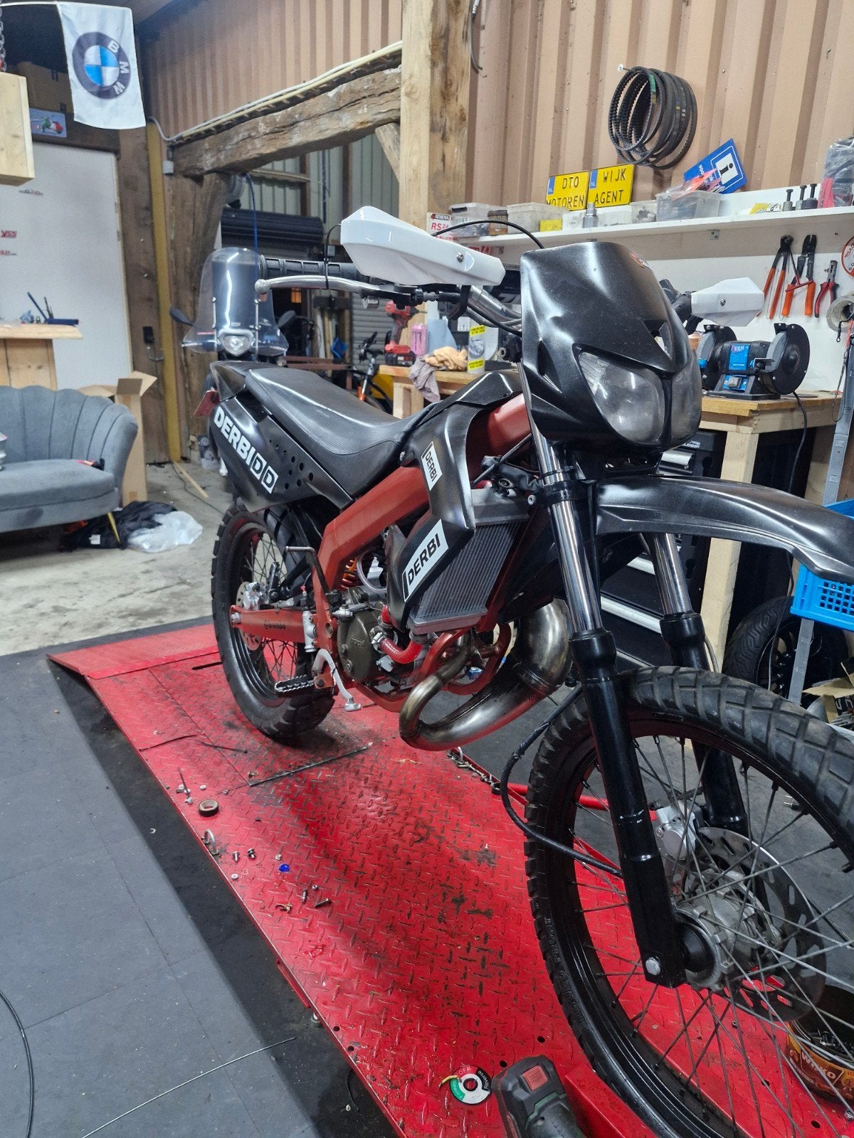 derbi senda r, Ophalen, 49 cc, Zo goed als nieuw, Derbi