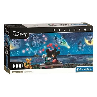 NIEUW IN SEAL Clementoni Disney Puzzel Mickey/Minnie Mouse, Ophalen, 500 t/m 1500 stukjes, Nieuw, Legpuzzel