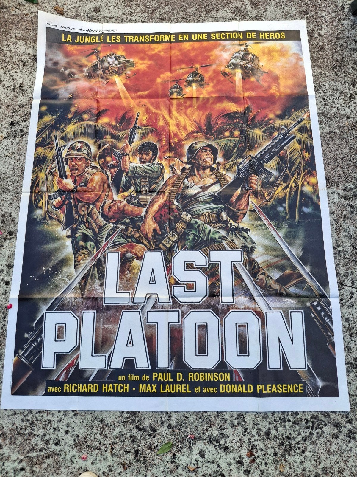 Vintage Franse cinema filmposter XXL, Ophalen of Verzenden, Zo goed als nieuw, Deurposter of groter, Film en Tv