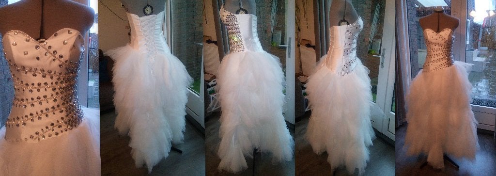 nieuwe bruidsjurk trouwjurk maat 38 ivoor (2), Trouwjurk, Wit, All2wish4, Nieuw