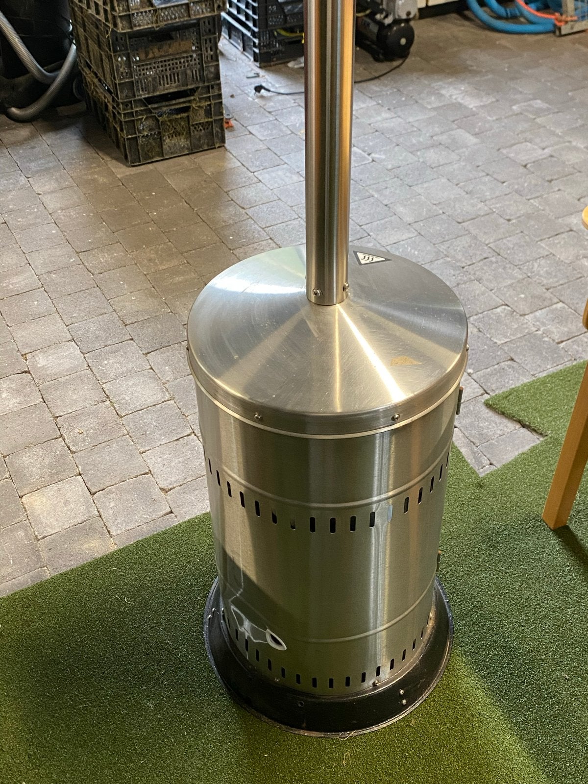 Gas terrasverwarmer, Tuin en Terras, Ophalen, Gebruikt, Gas, Vloer