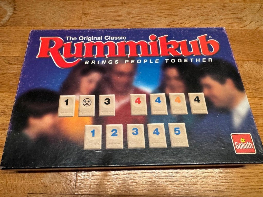 Rummikub Original Classic Goliath – Compleet – Bordspel, Een of twee spelers, Ophalen of Verzenden, Gebruikt, Goliath