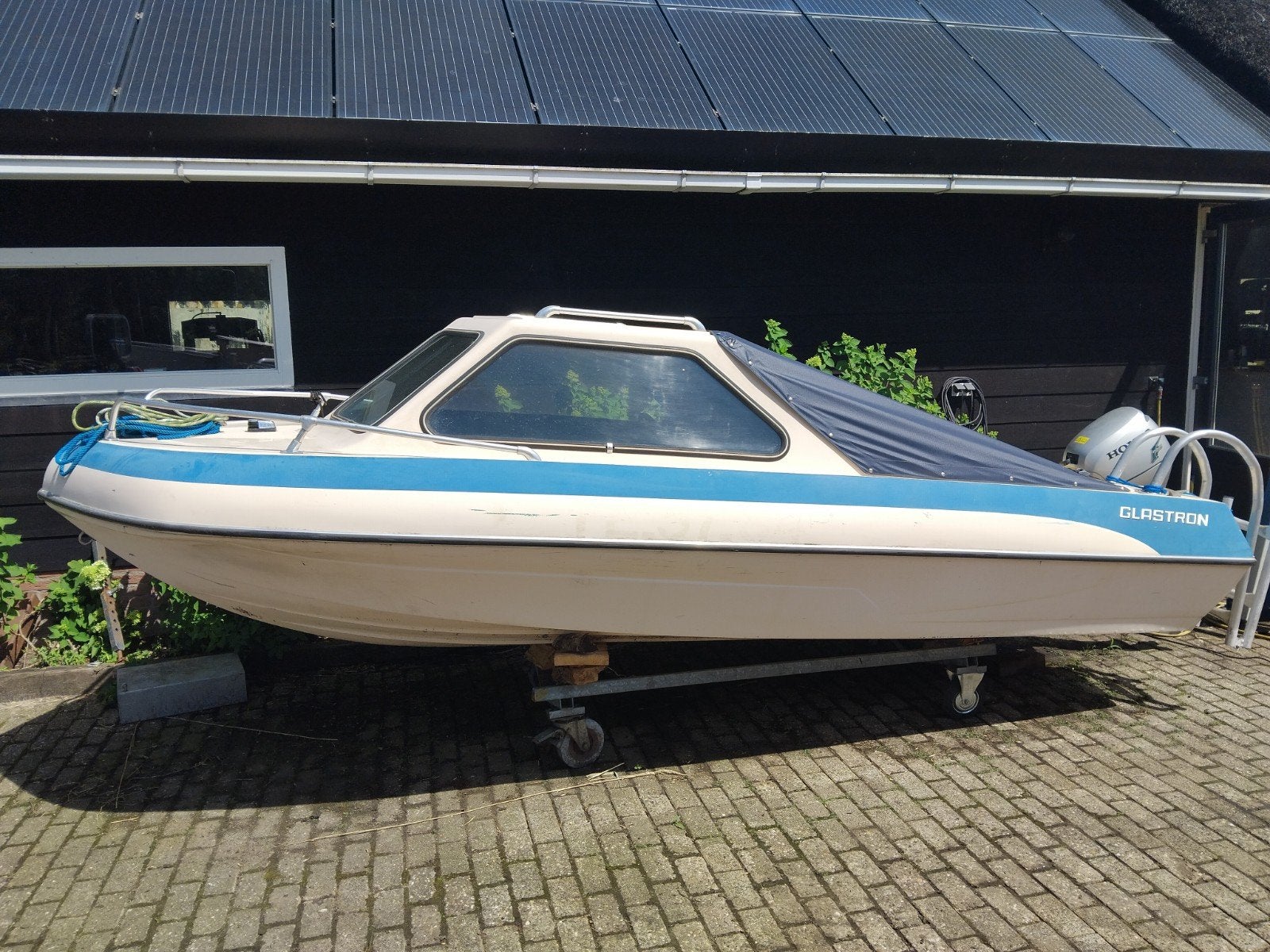 Glastron 5m. Honda BF20, Watersport en Boten, Ophalen