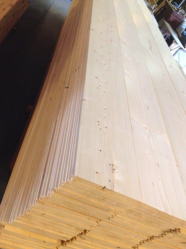 Vurenplanken nieuw 5 meter lang, 28 cm breed en 25 mm dik., Ophalen, Minder dan 25 mm, Nieuw, Plank