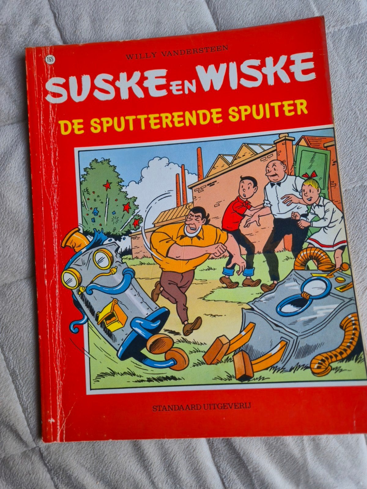 Suske en Wiske - De Sputterende Spuiter (nr. 165), Boeken, Stripboeken, Eén stripboek, Ophalen of Verzenden, Gelezen, Willy Vandersteen