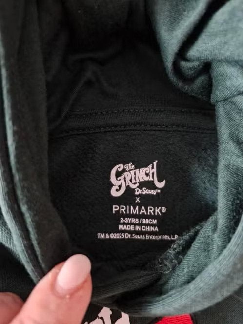Grinch kerst trui Maat 98 hh, Jongen of Meisje, Trui of Vest, Onbekend, Nieuw