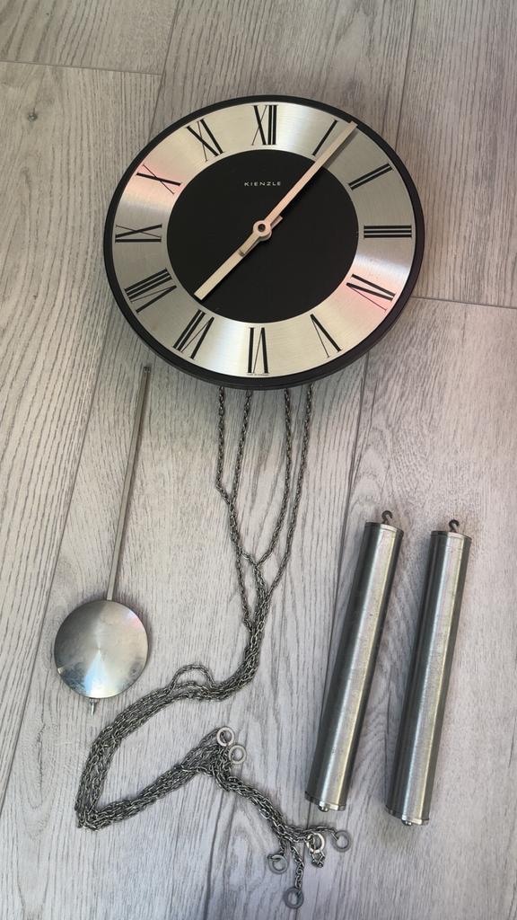 Kienzle klok vintage, Ophalen of Verzenden, Zo goed als nieuw, Wandklok
