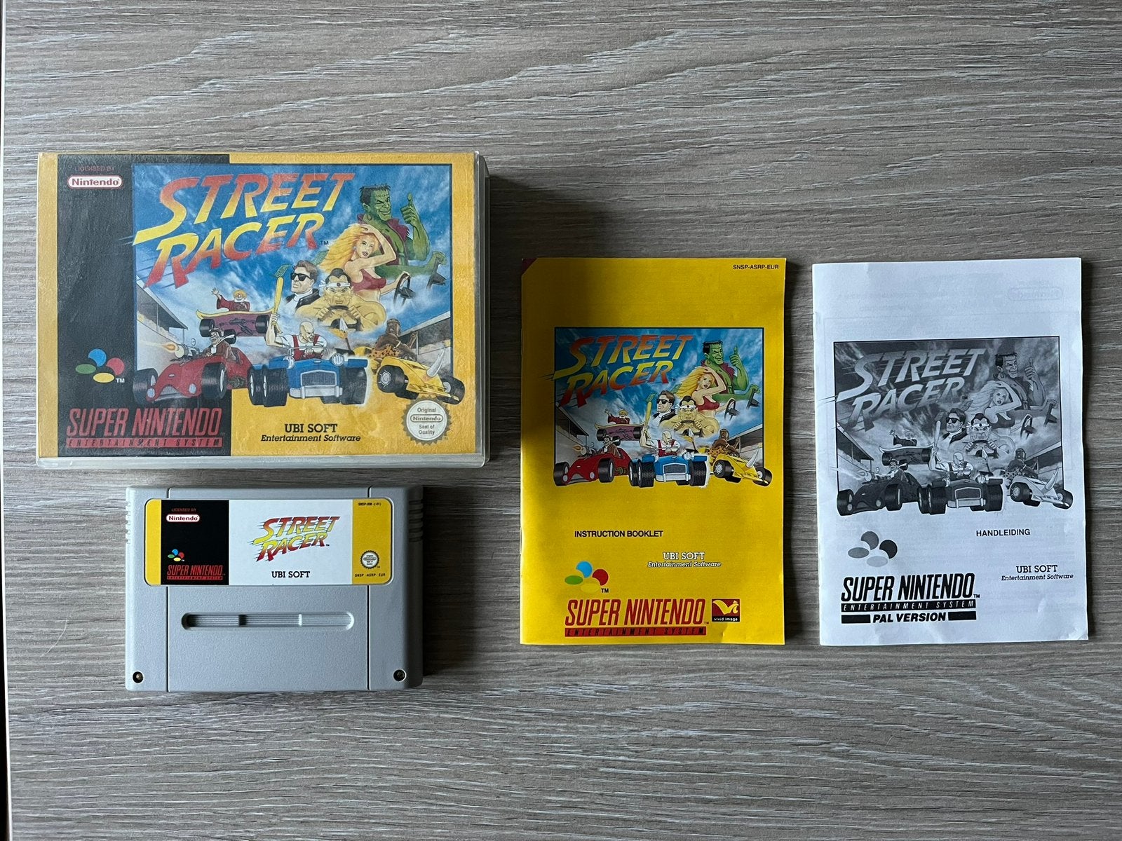 Street Racer compleet Super Nintendo ZGAN, 1 speler, Racen en Vliegen, Ophalen of Verzenden, Zo goed als nieuw
