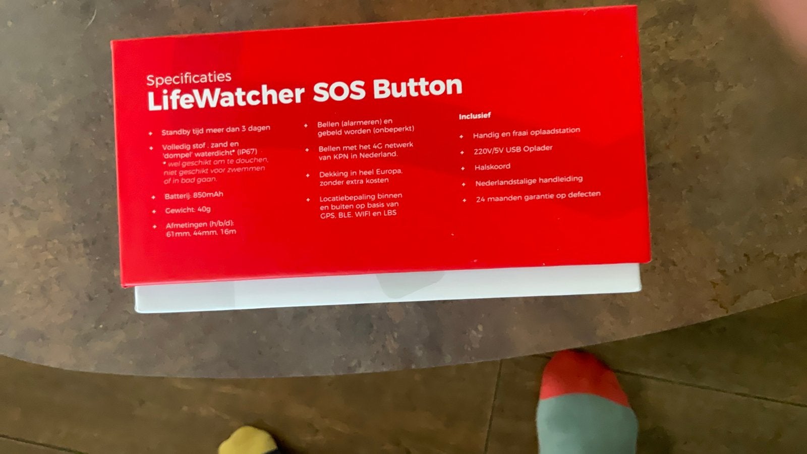 Lifewatcher SOS Button Pro, Ophalen of Verzenden, Zo goed als nieuw, Overige accessoires