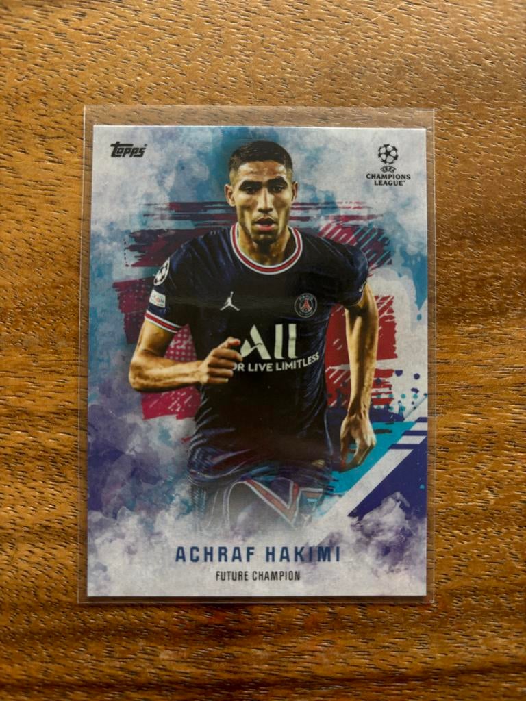 Achraf Hakimi Future Champion Topps Champions League, Ophalen of Verzenden, Zo goed als nieuw, Buitenlandse clubs, Spelerskaart